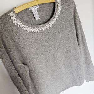 Vintage look | angora pearl sweater 🐑